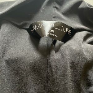 Norma Kamali Kulture Black Wrap Dress